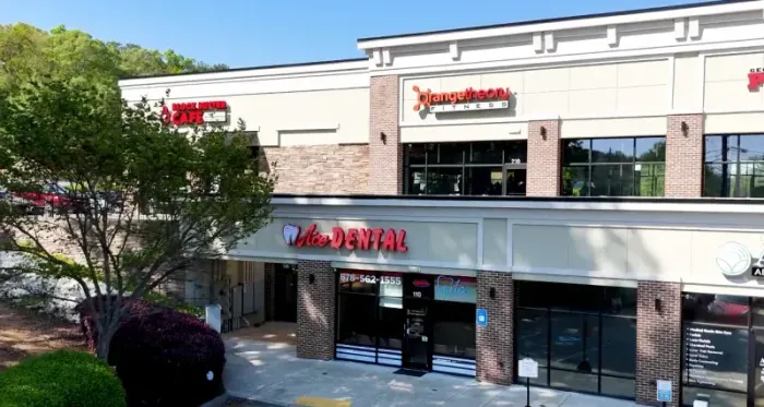 Ace Family Dental Alpharetta office exterior on Old Milton Parkway