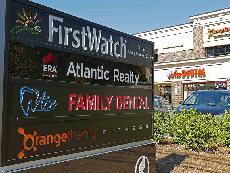 Ace Family Dental office front entrance