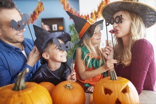 Children at a Halloween party