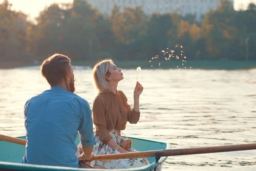 Couple in Boat