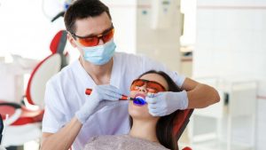 Zoom in-office teeth whitening